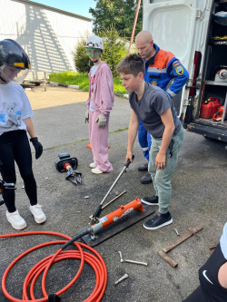 Выезд в аварийно-спасательный отряд