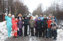 Загородная дача в зимние каникулы 2013